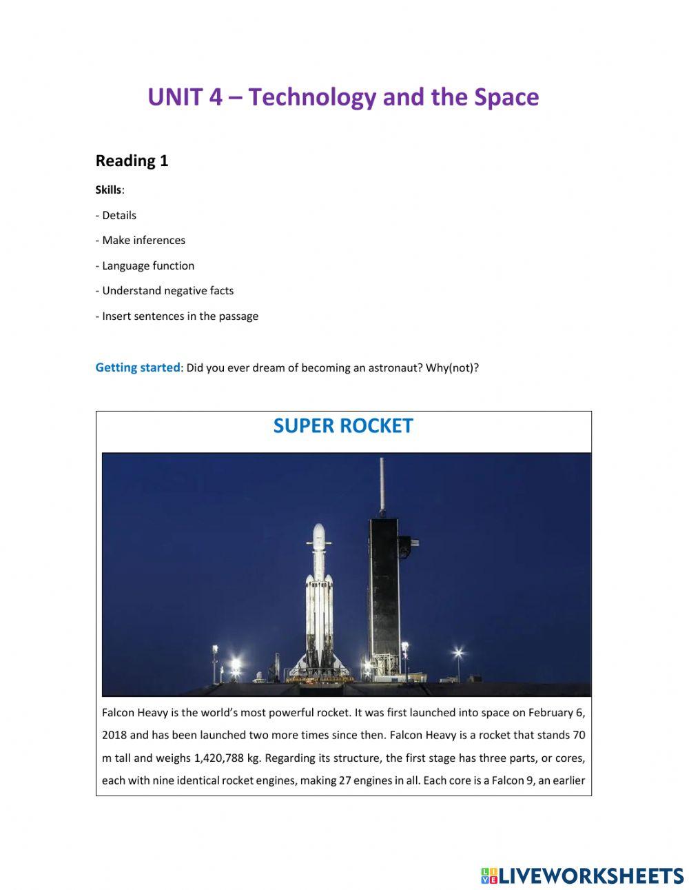 Technology and the space