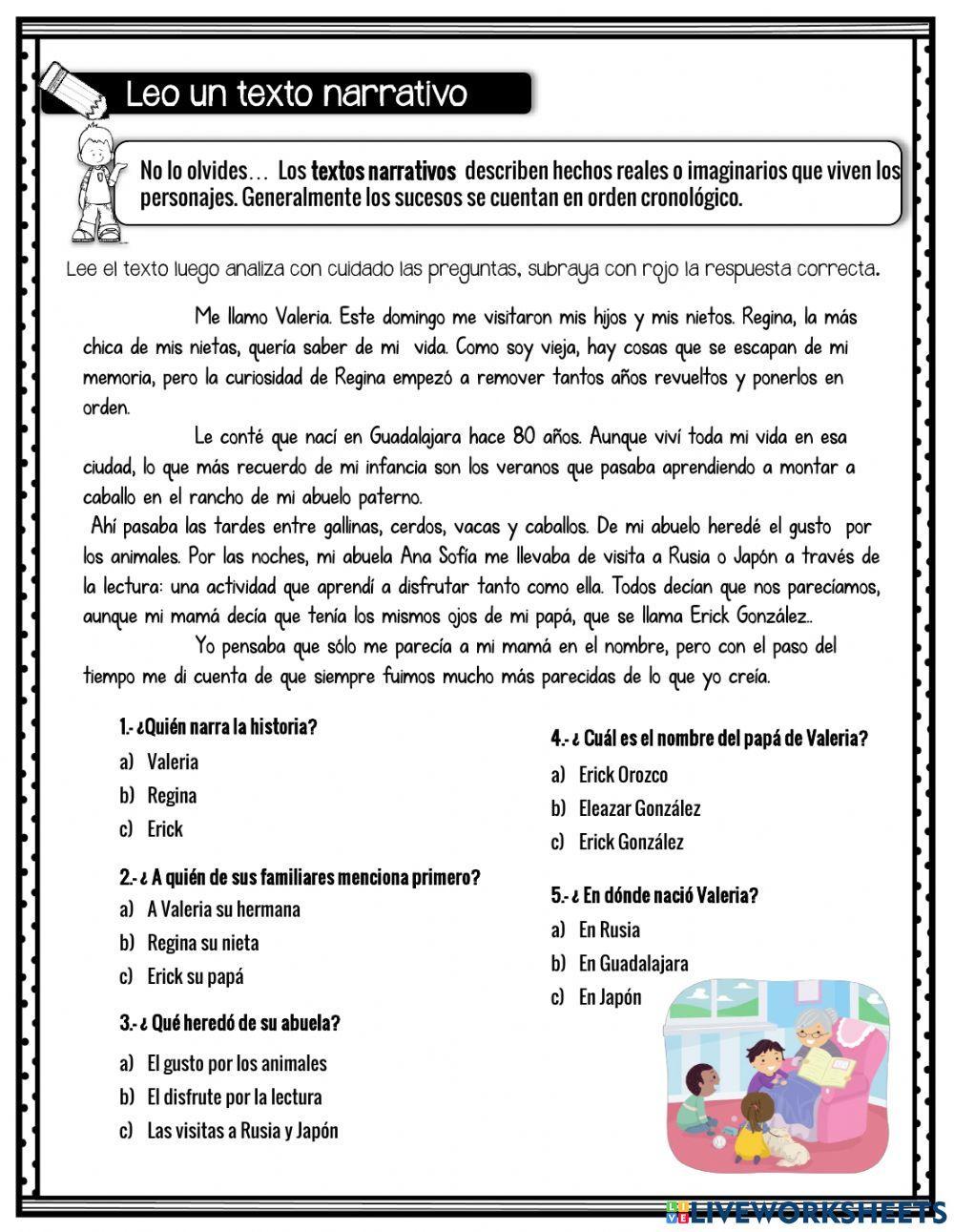 Comprension de textos