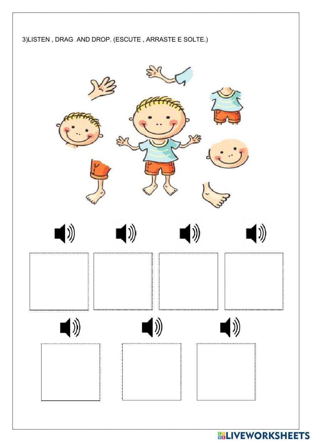 Avaliação Bimestral de Inglês 1º Ano EF - 3º Bimestre