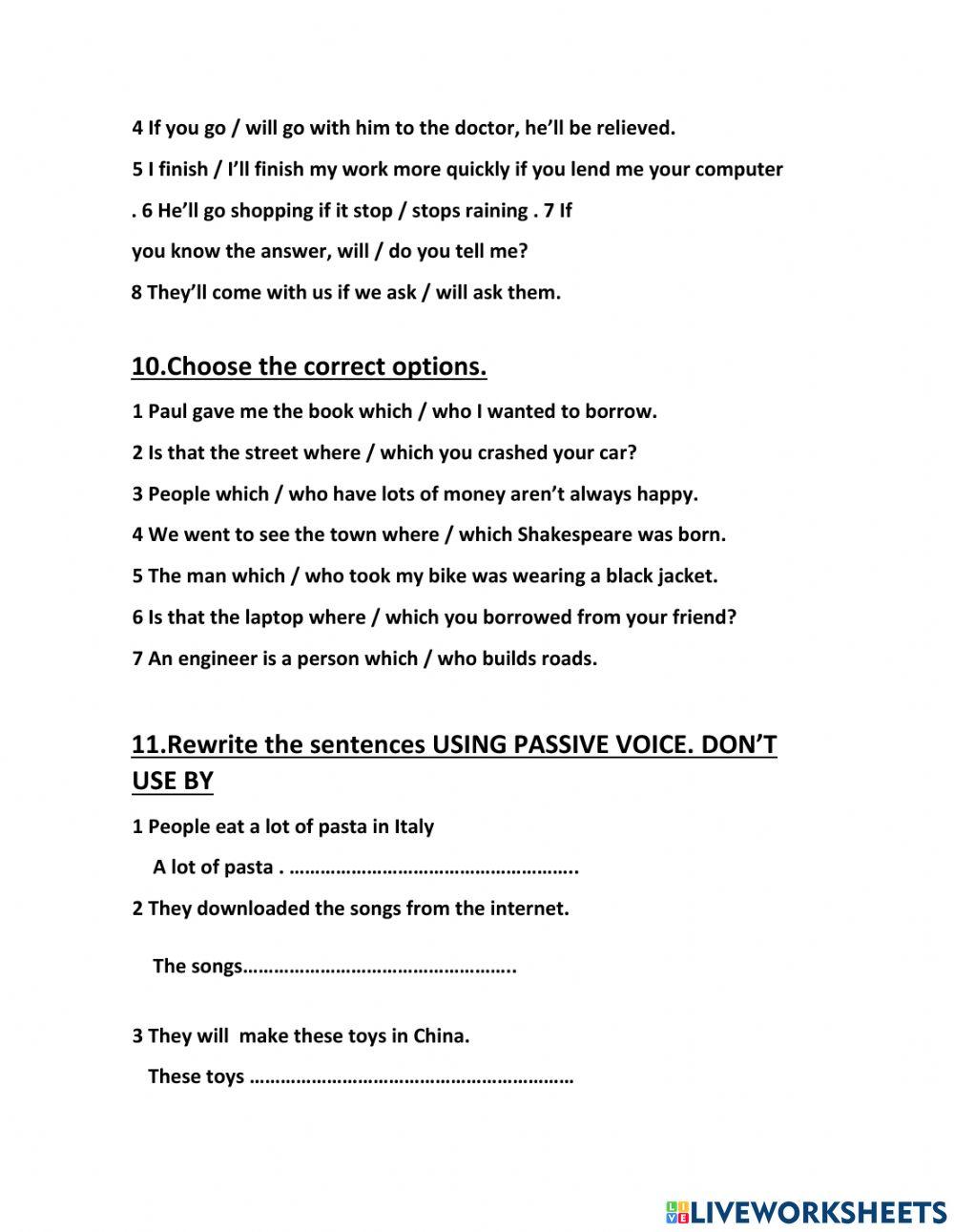 3RD ELEMENTARY  FINAL EXAM NUEVO