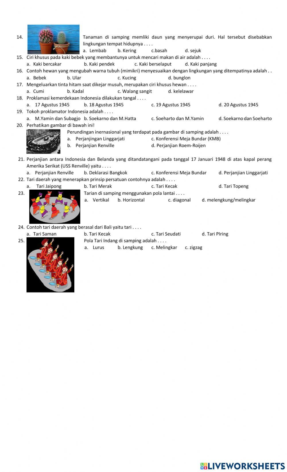 PTS tahun 2020 tema 2
