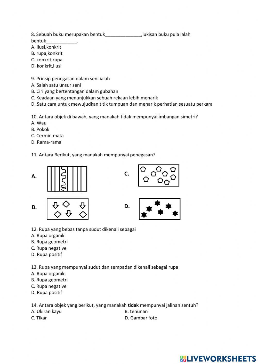 PSV Tingkatan 1 Pentaksiran