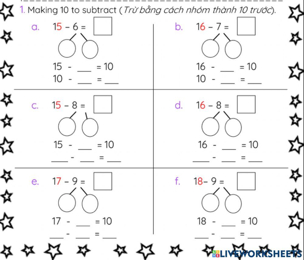 Seven Students Count From 10