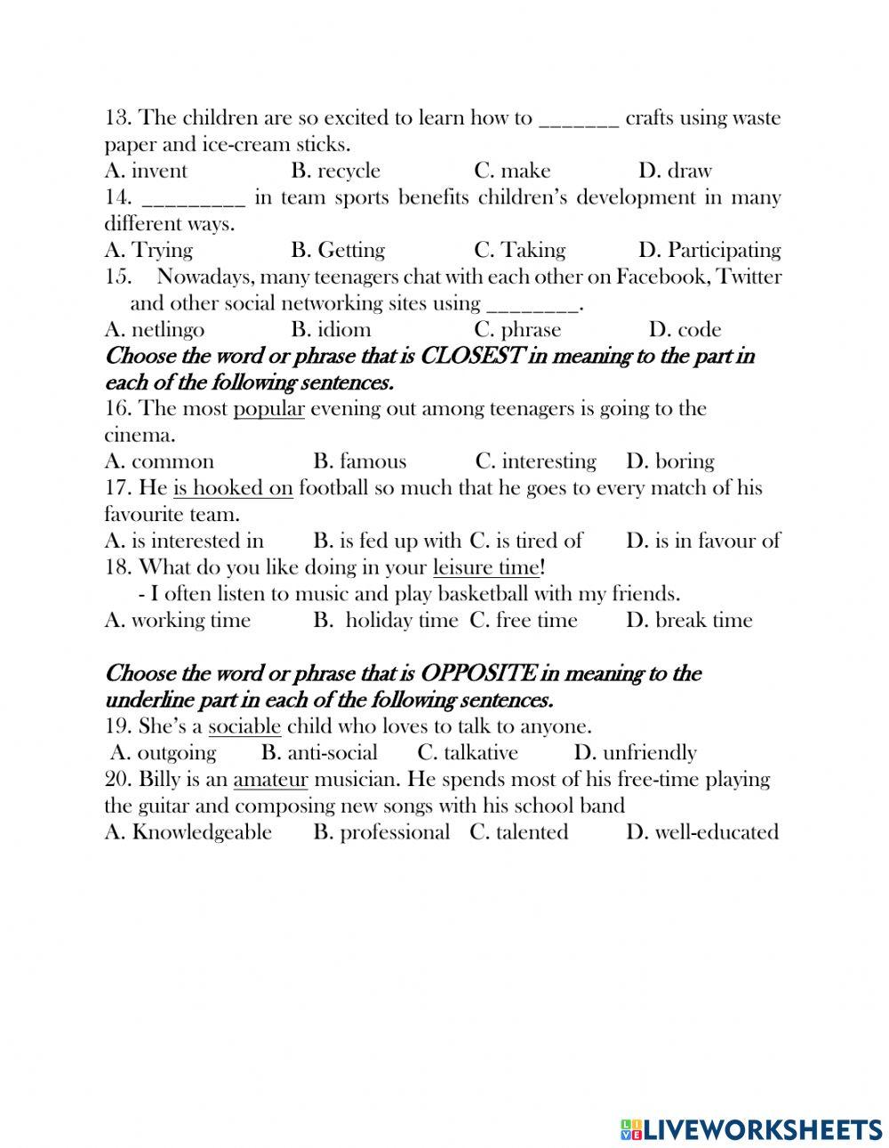 E8. Practice unit 1.1