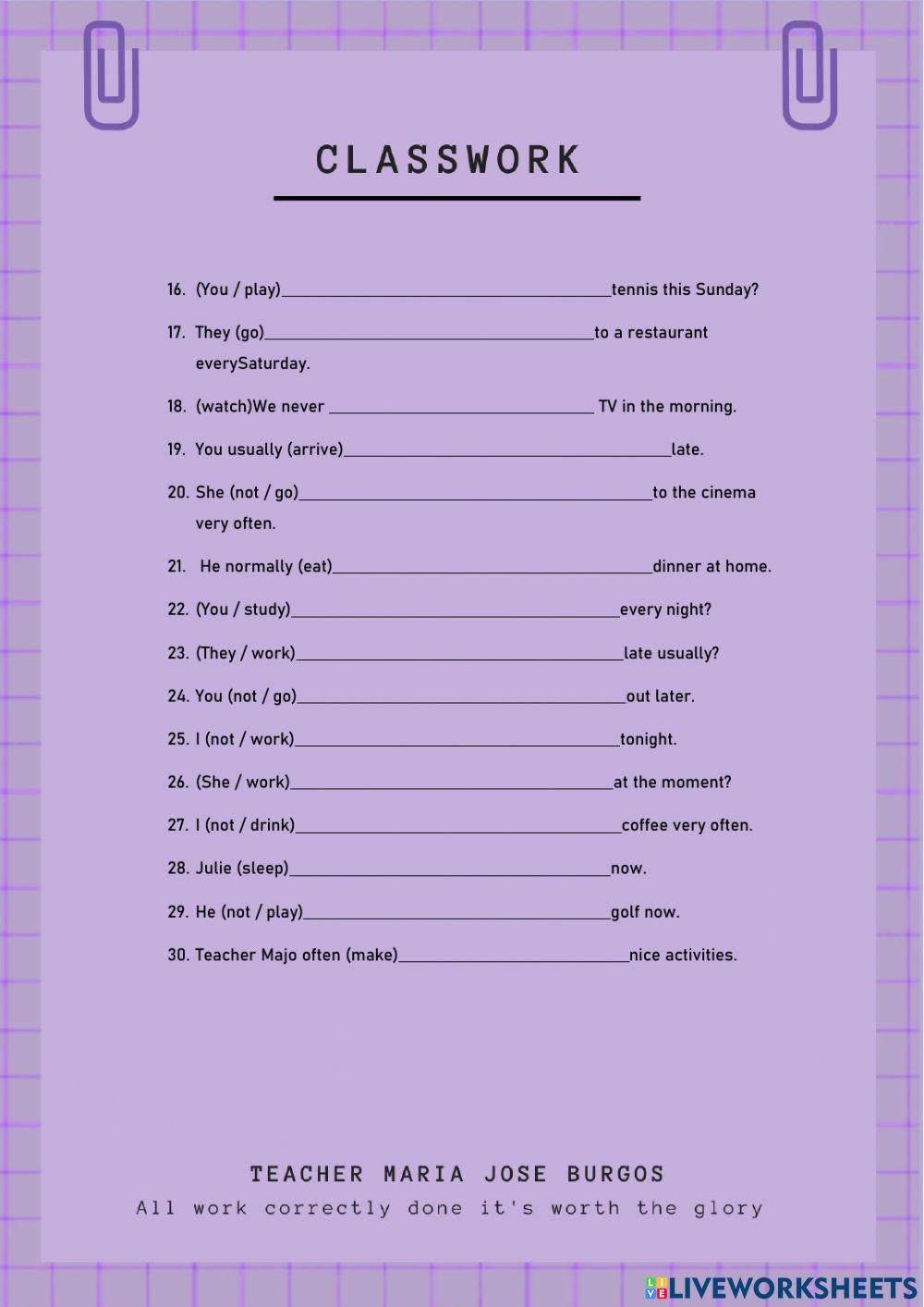 Present Simple vs Present Continuous