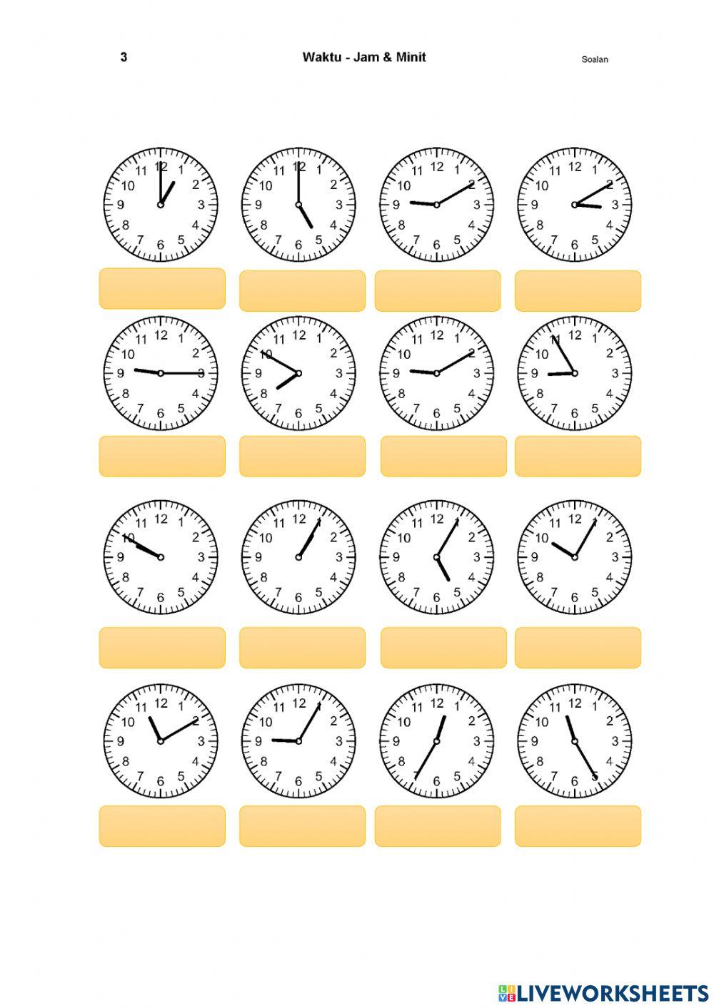 Jam dan Waktu