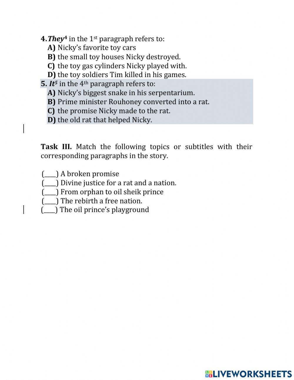 The Tyrant prime minister