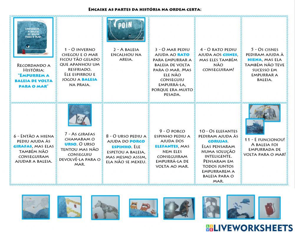 Empurre a baleia para o mar