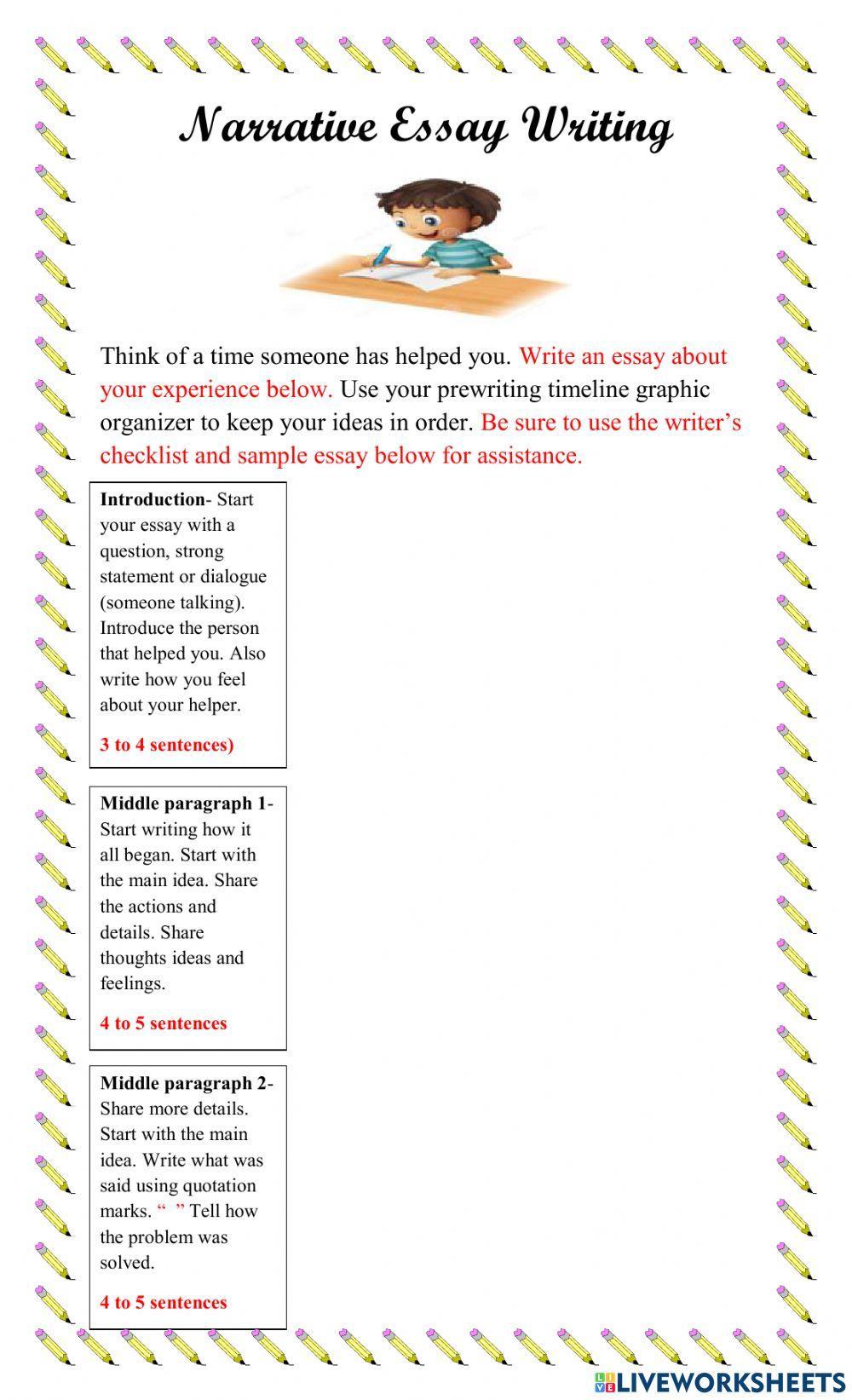 Narrative Essay Writing