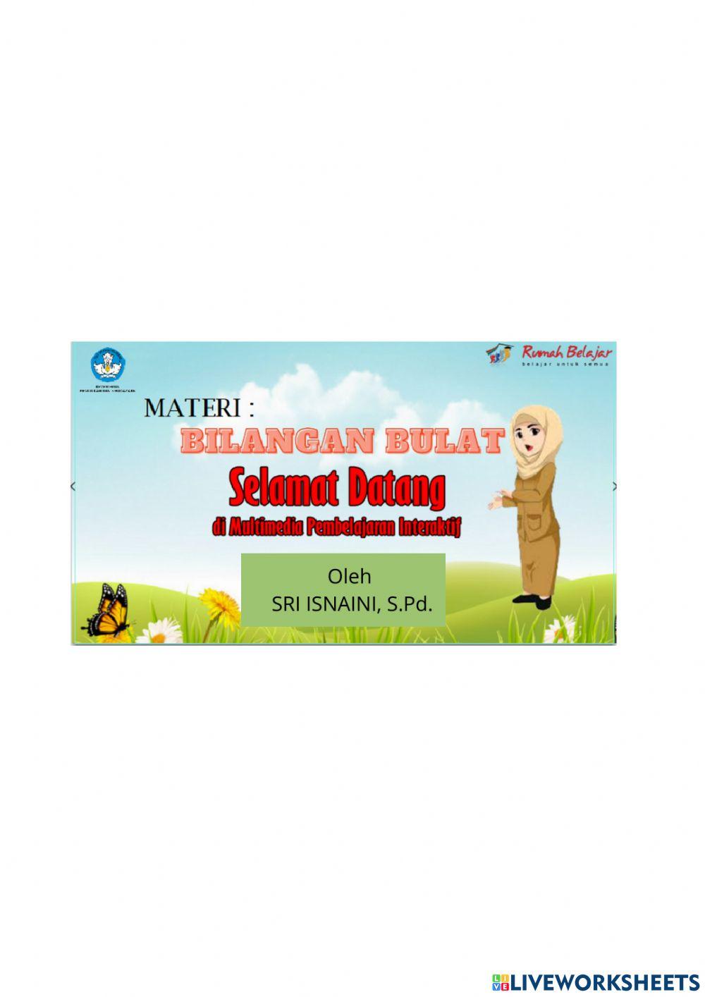 Operasi bilangan bulat