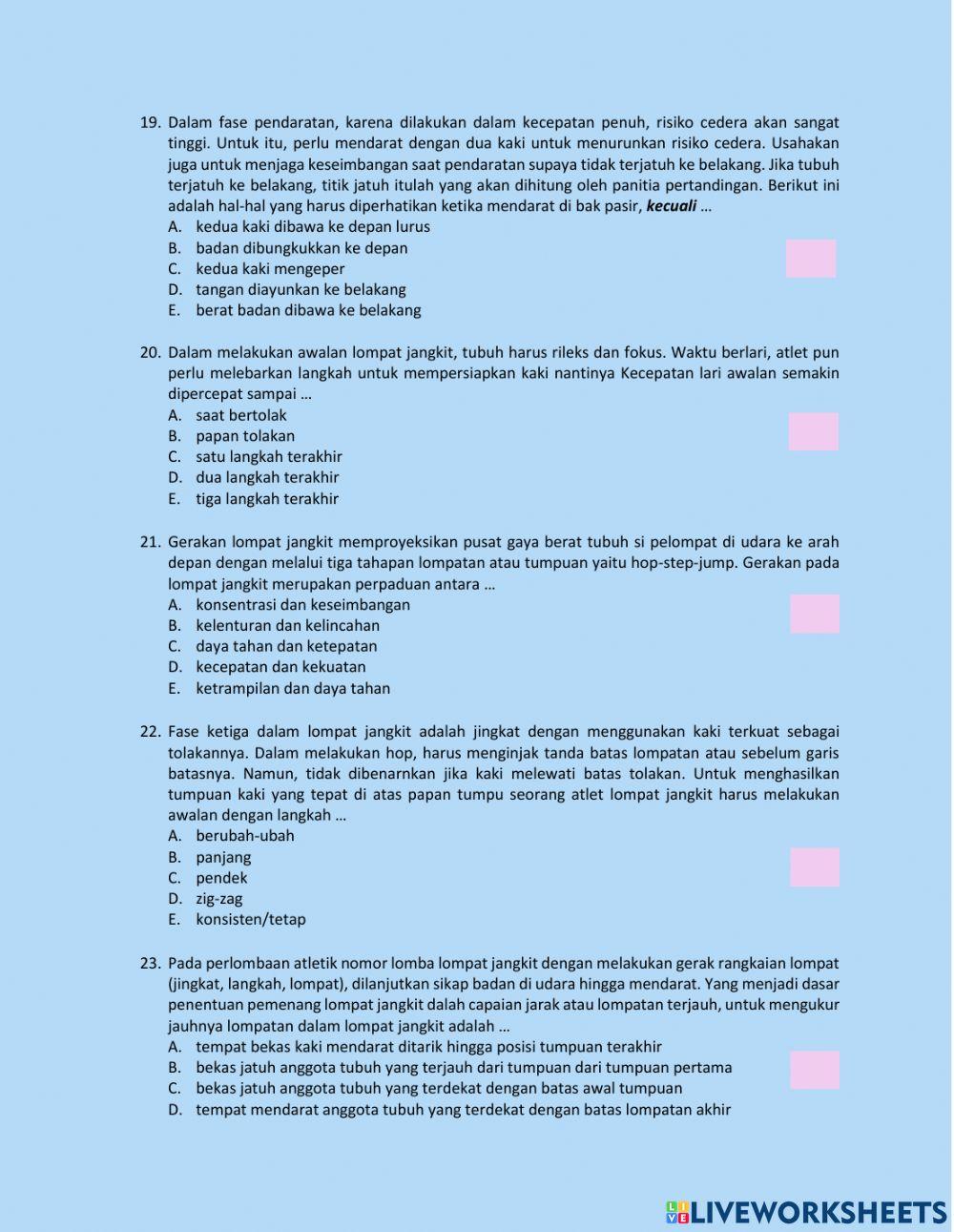 LKPD 3 Materi PJOK XII