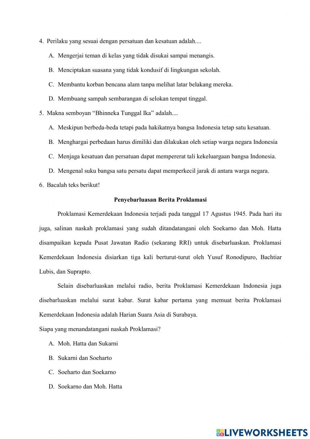 Penilaian Tengah Semester 1 thn 2021-2022