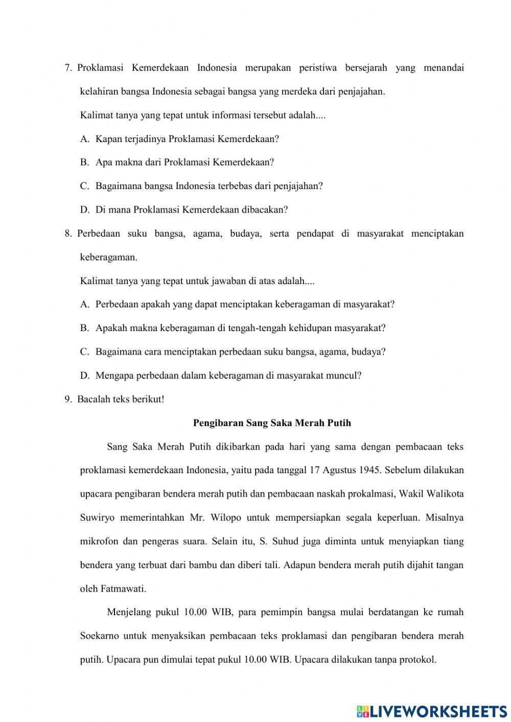 Penilaian Tengah Semester 1 thn 2021-2022