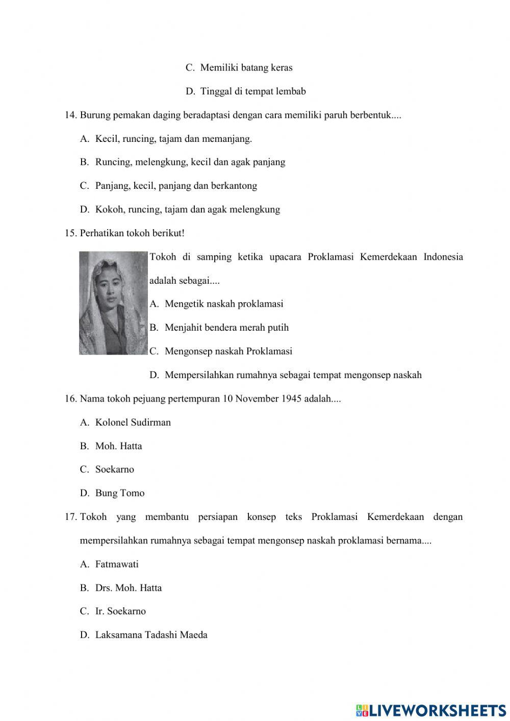 Penilaian Tengah Semester 1 thn 2021-2022