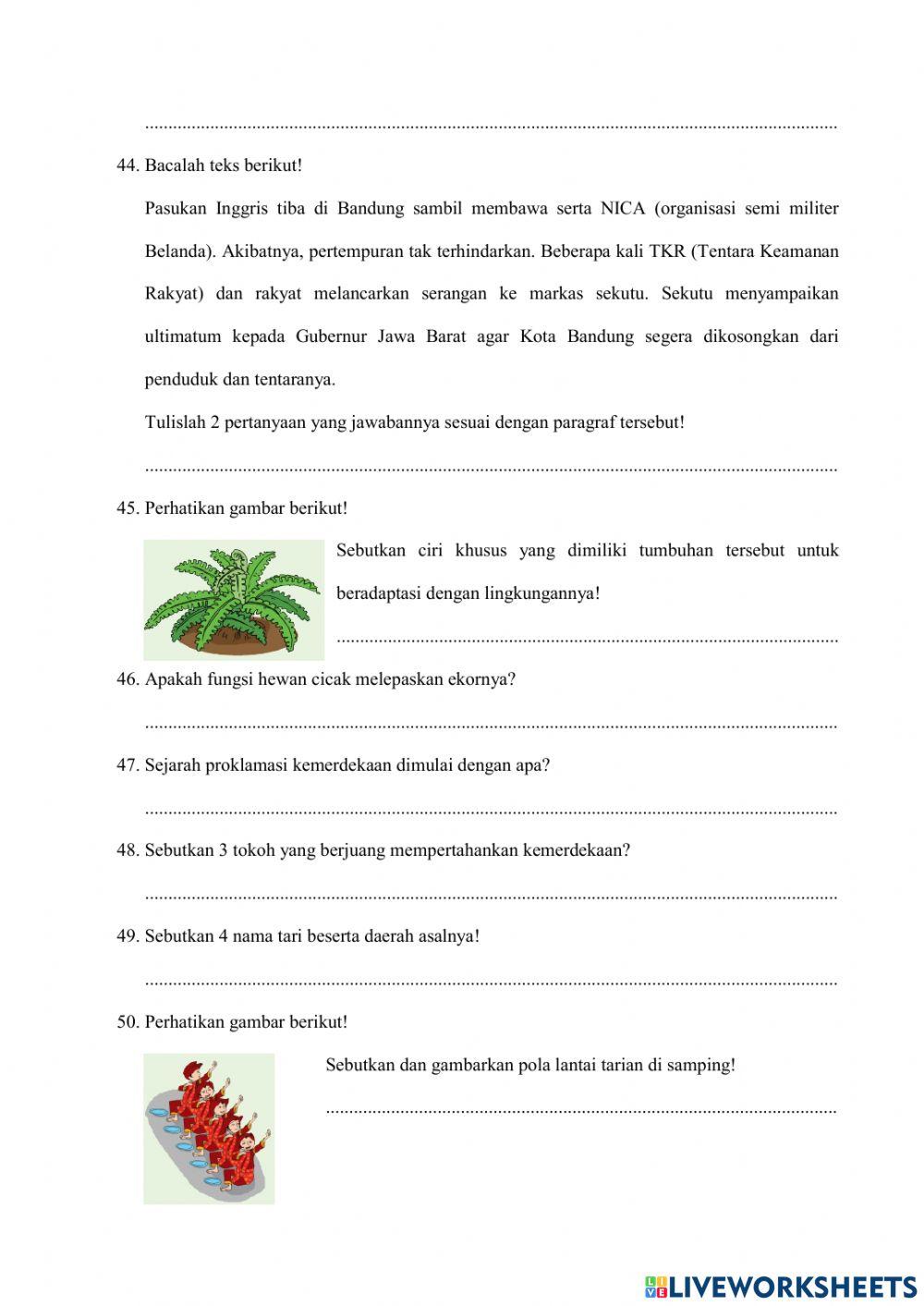 Penilaian Tengah Semester 1 thn 2021-2022