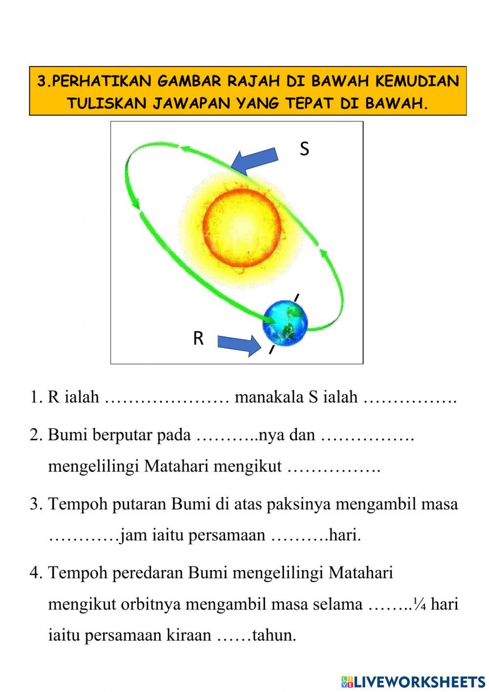 Pergerakan BUmi Tahun 4
