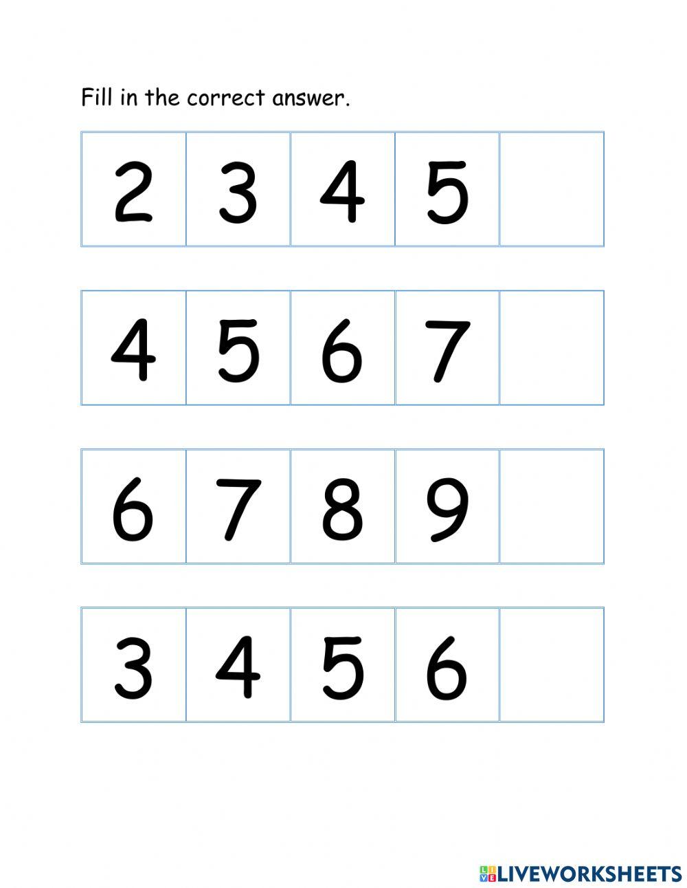 Continuous number