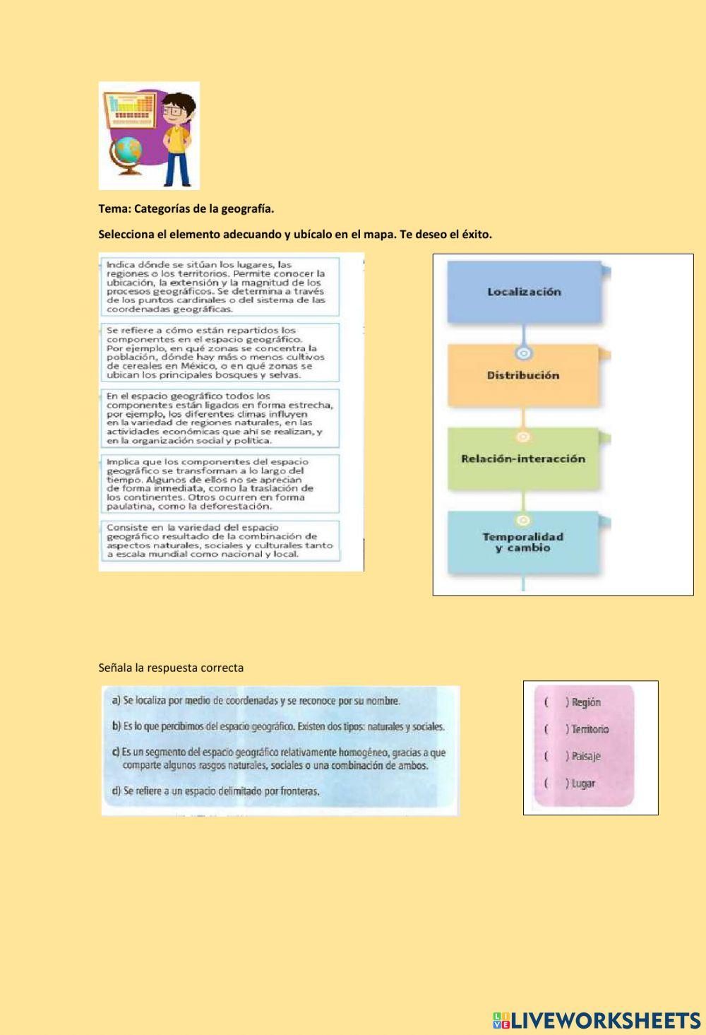 ejemplo de lugar en geografia