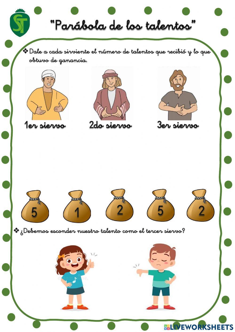 parábola de los talentos