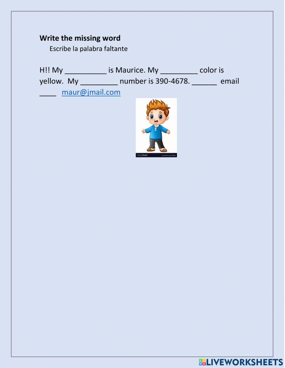 Personal Information