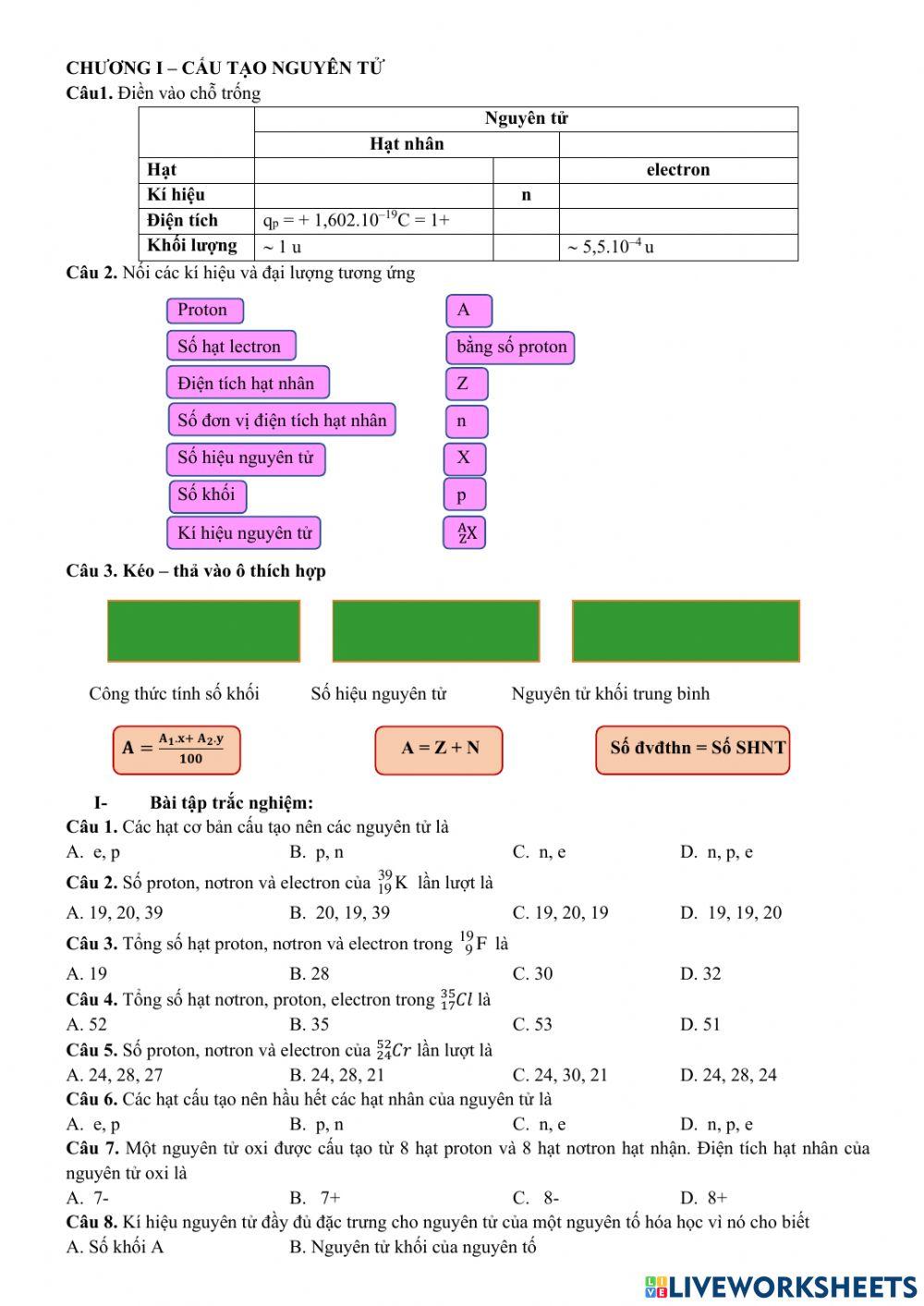 Các khái niệm nâng cao
