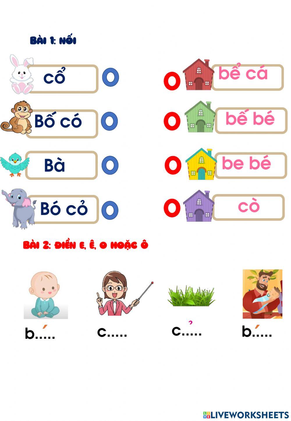 Tiếng Việt 1-ôn bài 7