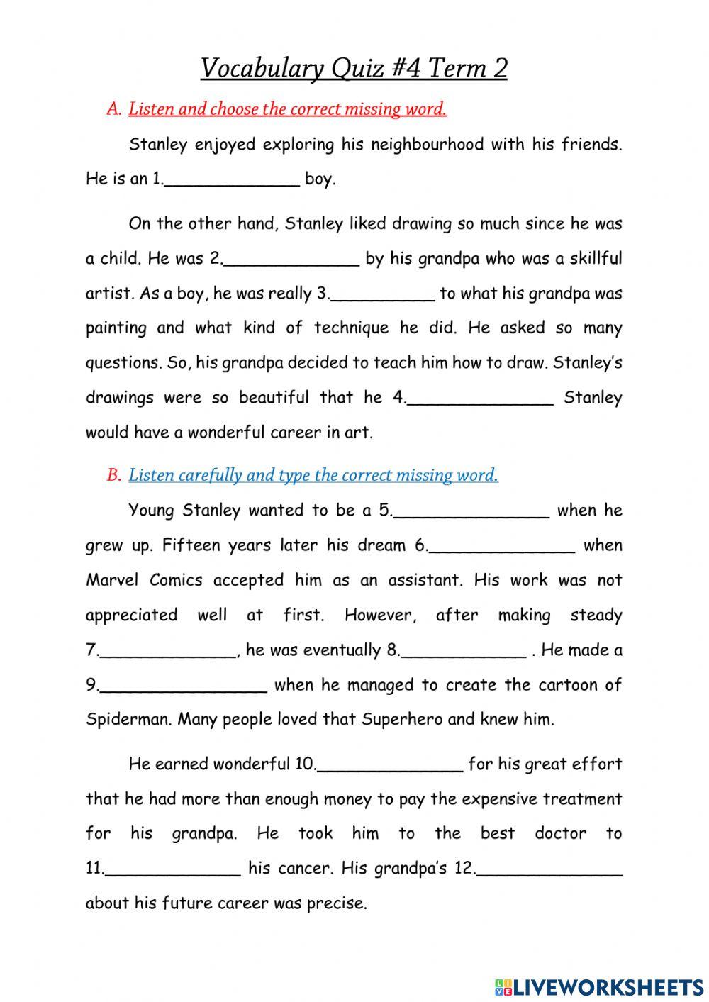 vocabulary-quiz-4-term-2-worksheet-live-worksheets
