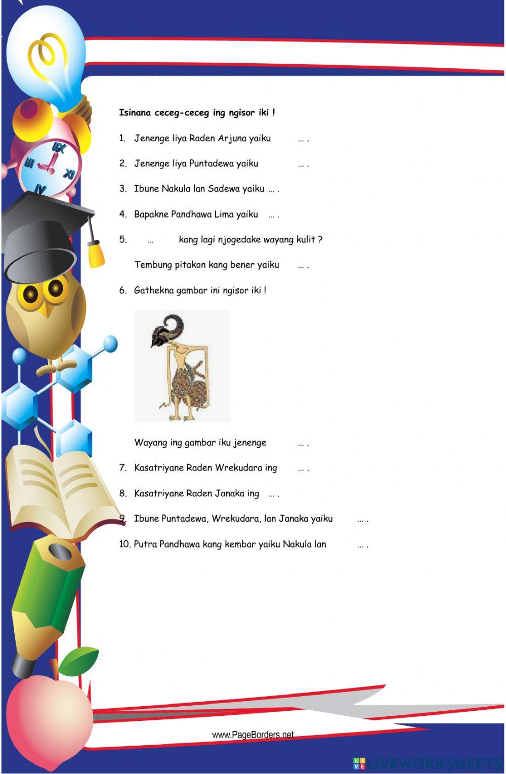 LKPD B.Jawa-Sarasilah Pandhawa (1)