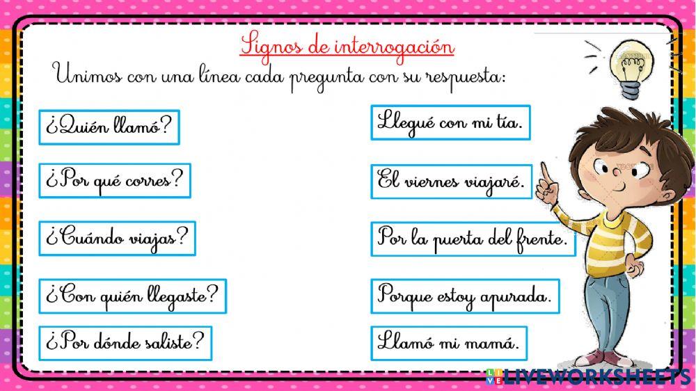 Signos de interrogación