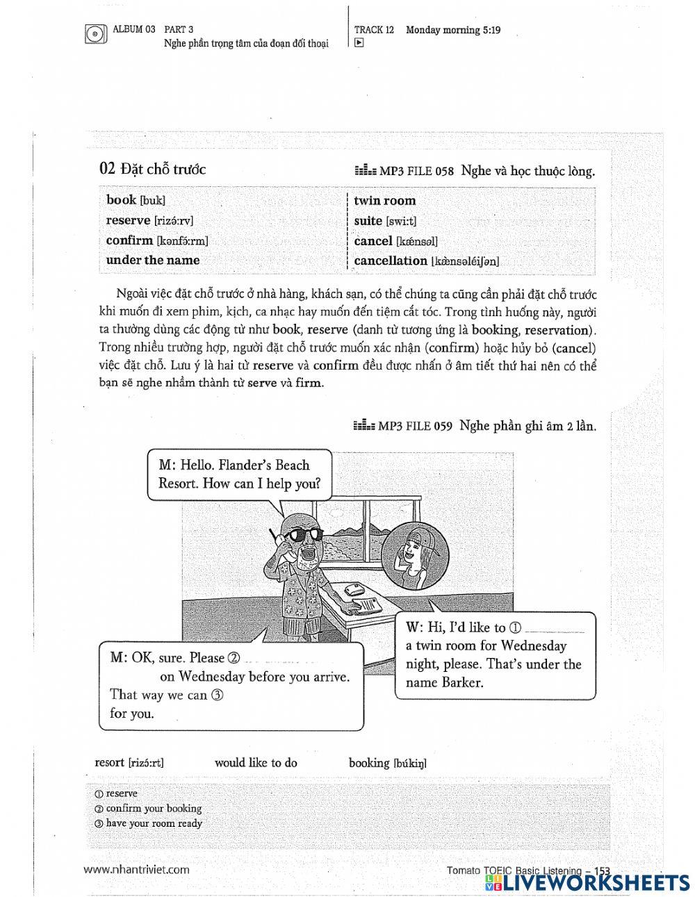 TOEIC listening practice
