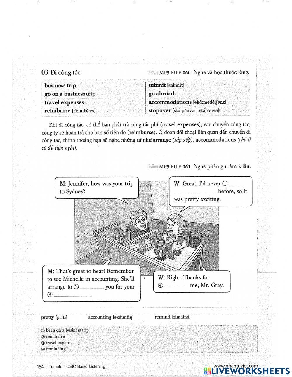 TOEIC listening practice