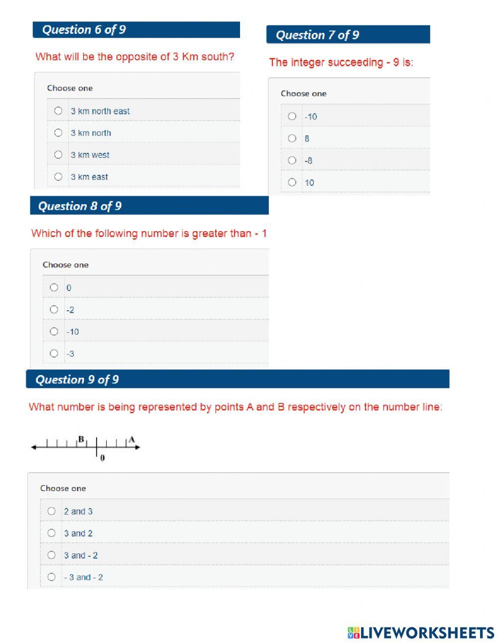 Integers