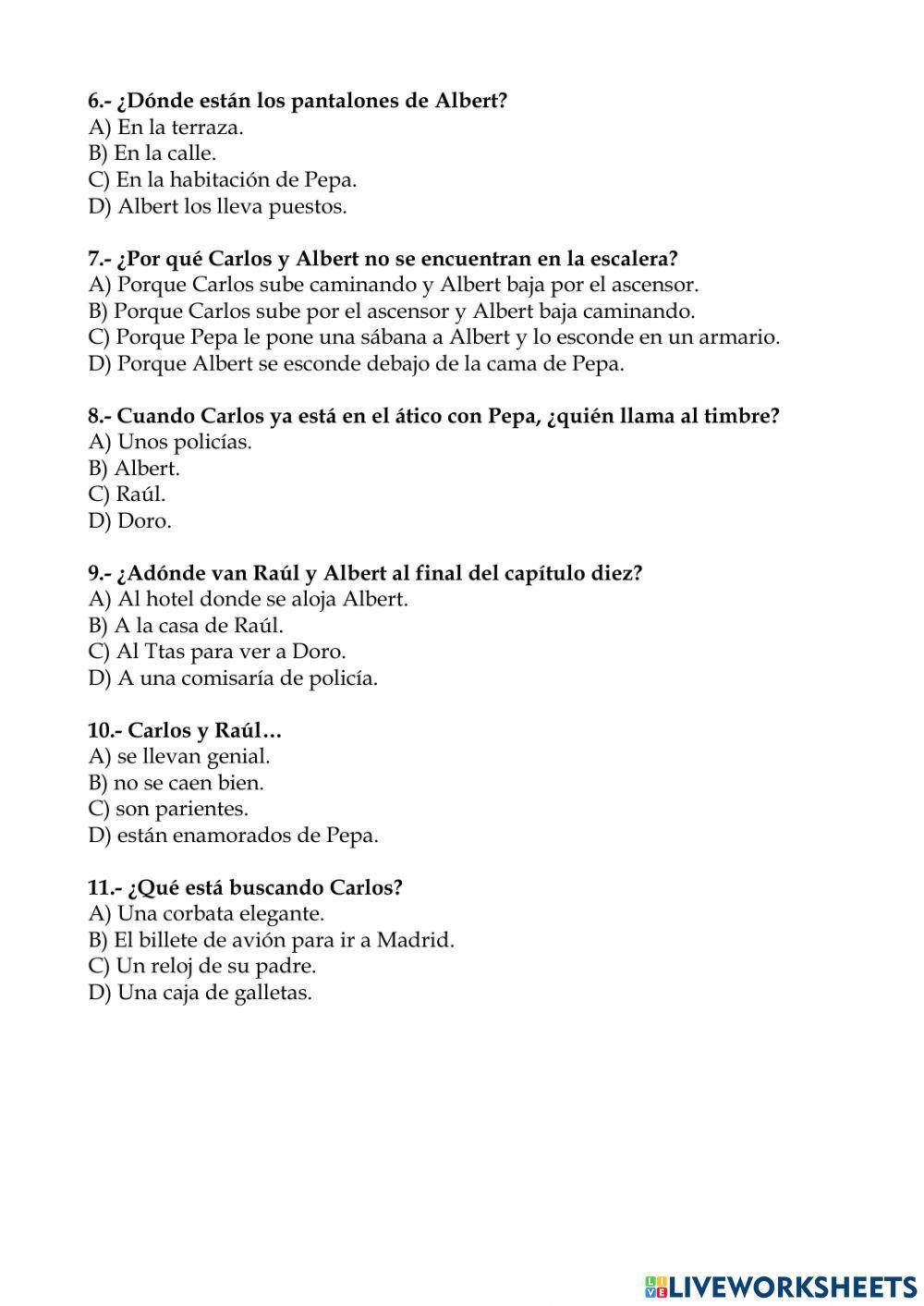 Cenizas calientes. Capítulos 10 y 11