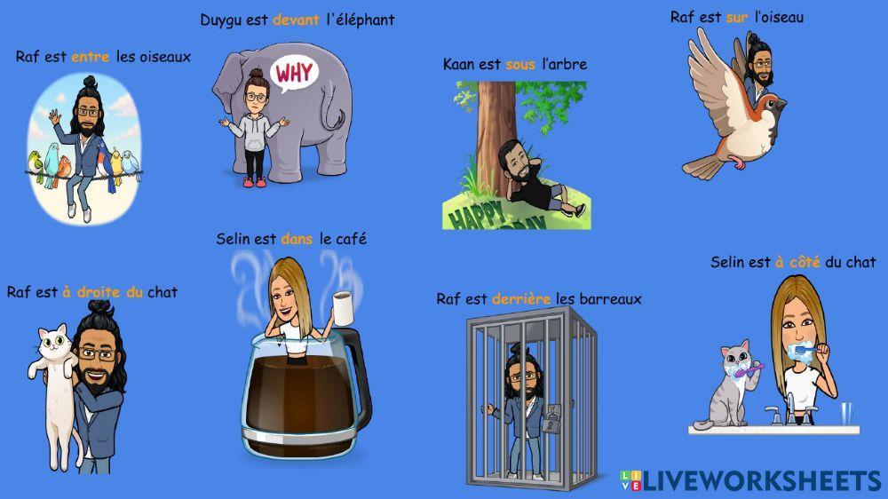 Les prépositions de lieux 2