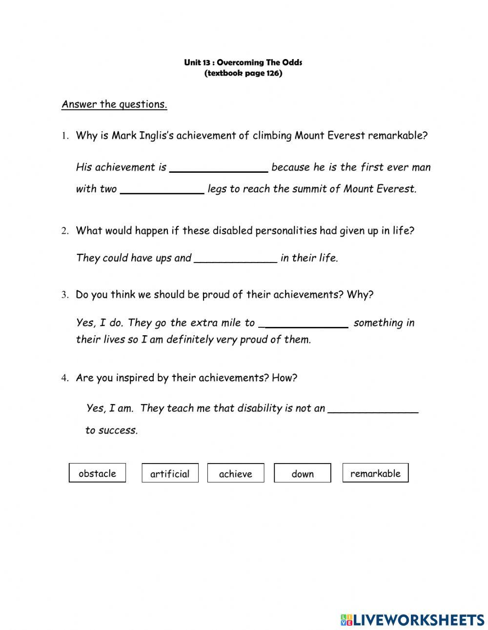 Successful People With Disabilities