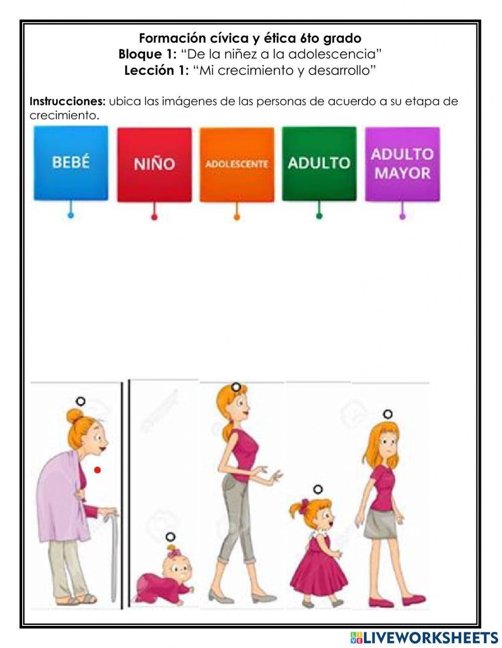 Bloque 1: -De la niñez a la adolescencia-