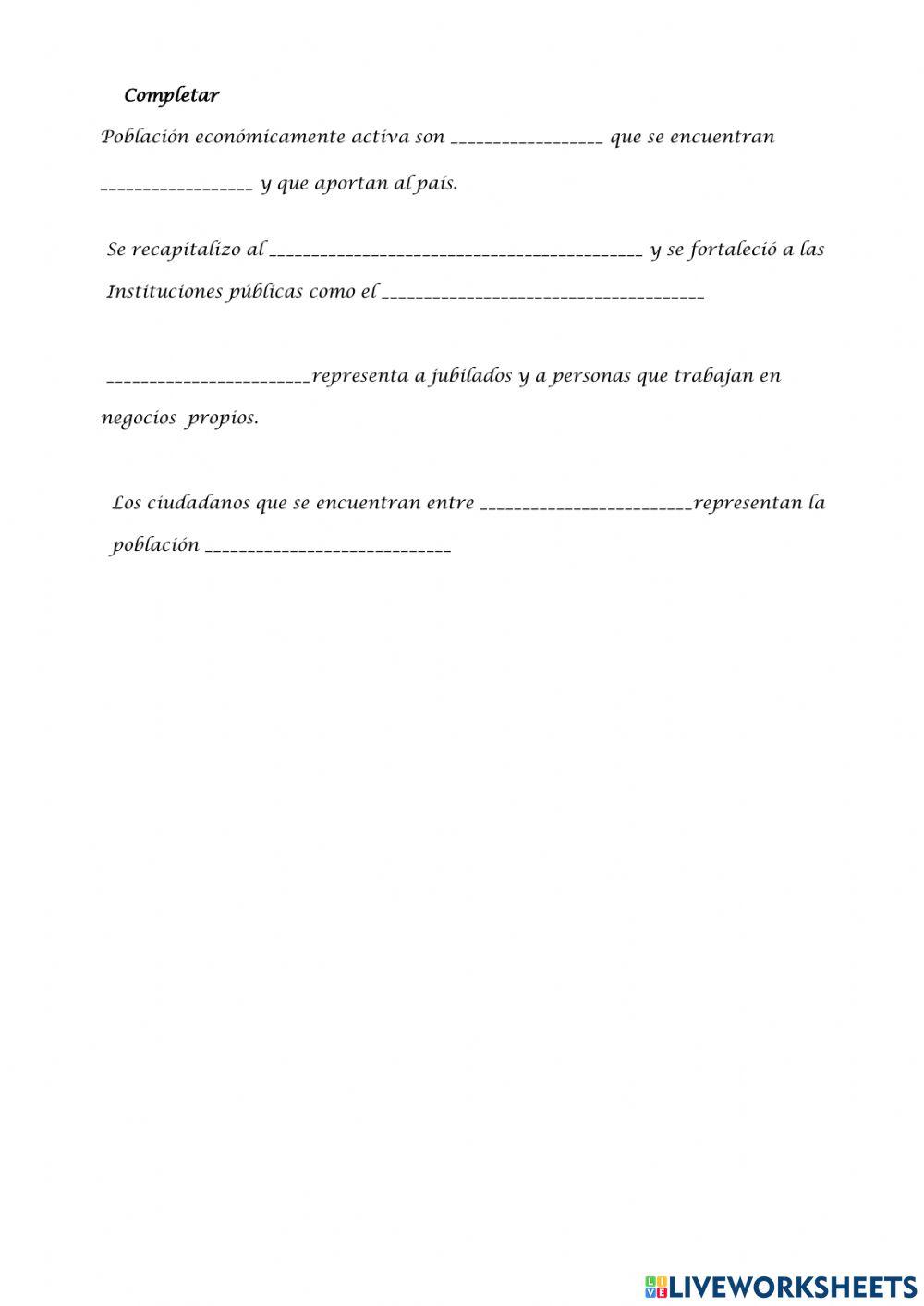 Examen de CIENCIAS SOCIALES