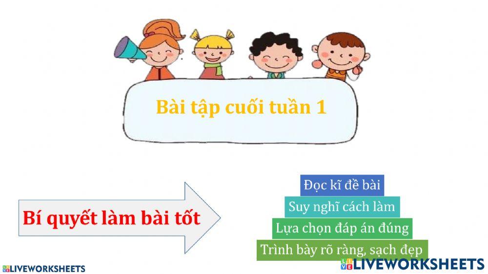 Phiếu ôn tập tuần 1