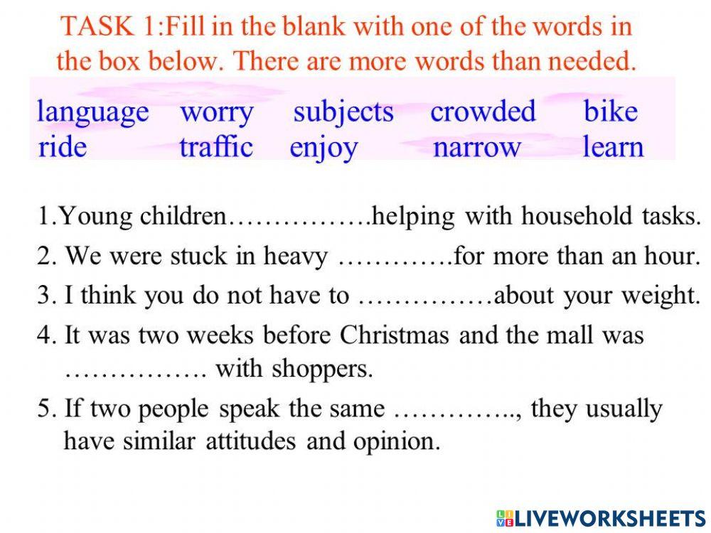 Unit 2. English 10. Reading. Task 1