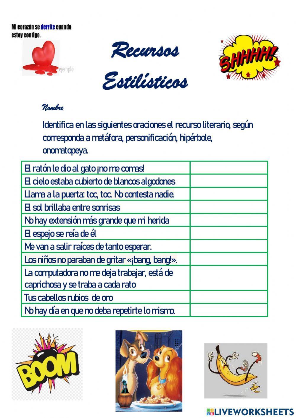 Recursos estilísticos