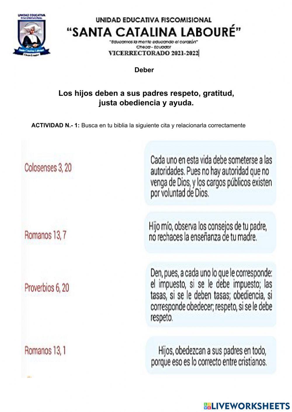 Honra a tu Padre y Madre