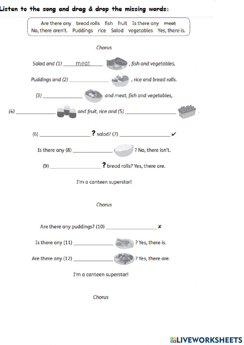 Listen and drag and drop