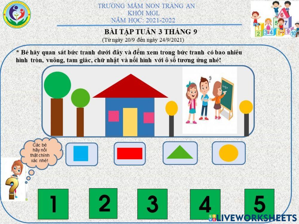 Bài tập toán cuối tuần 3