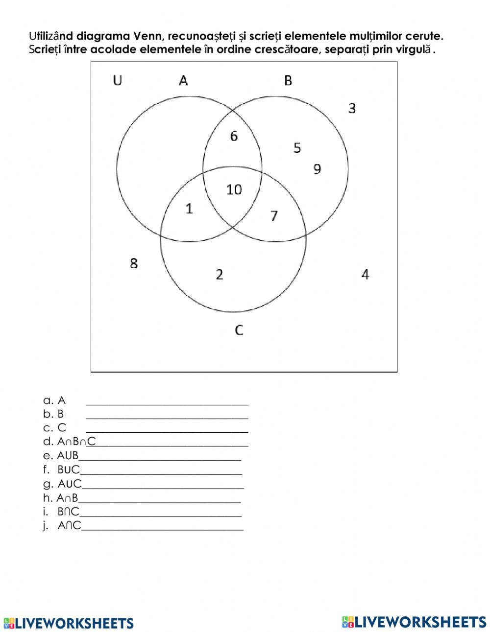 Operații cu mulțimi