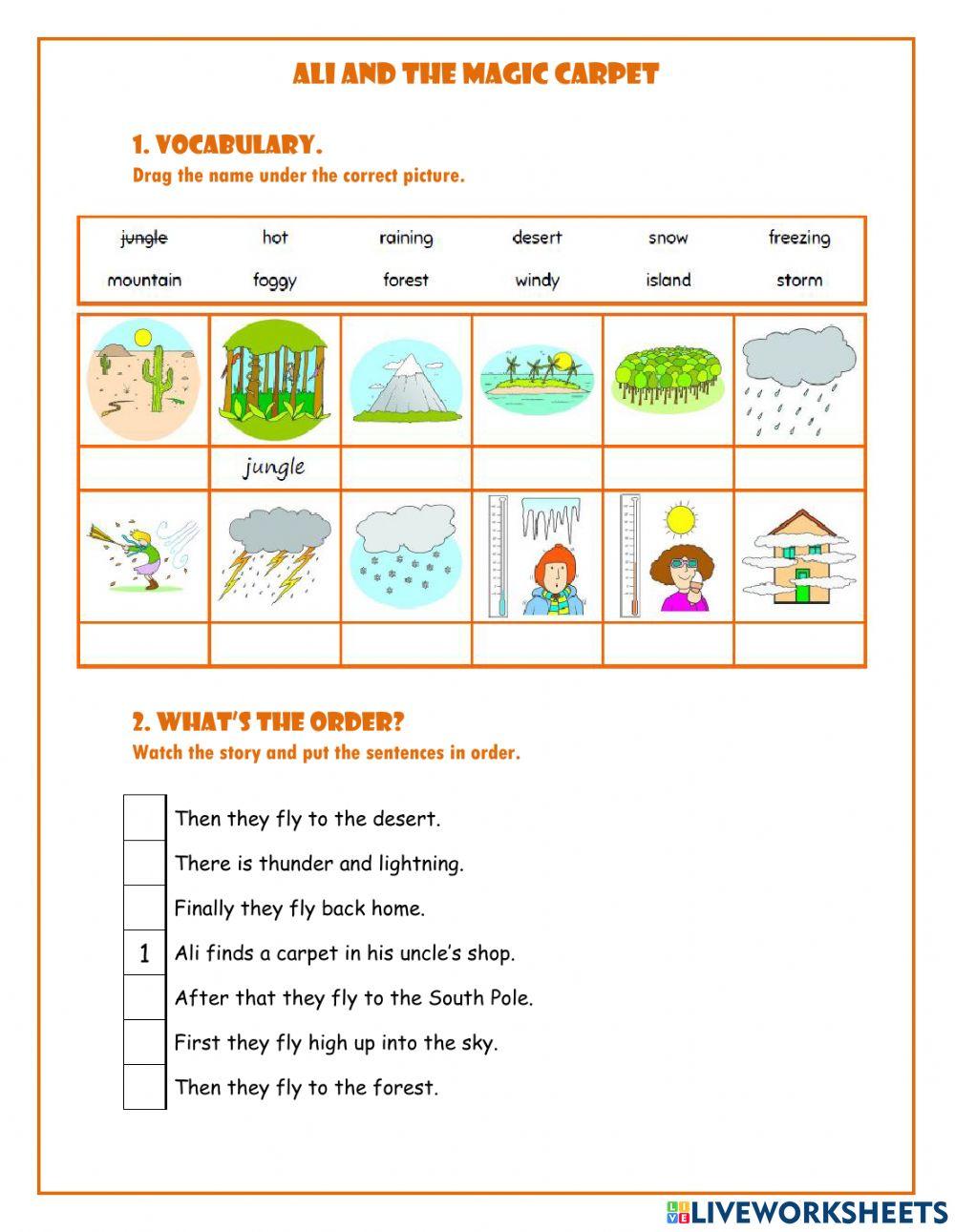 Alic and the magic carpet