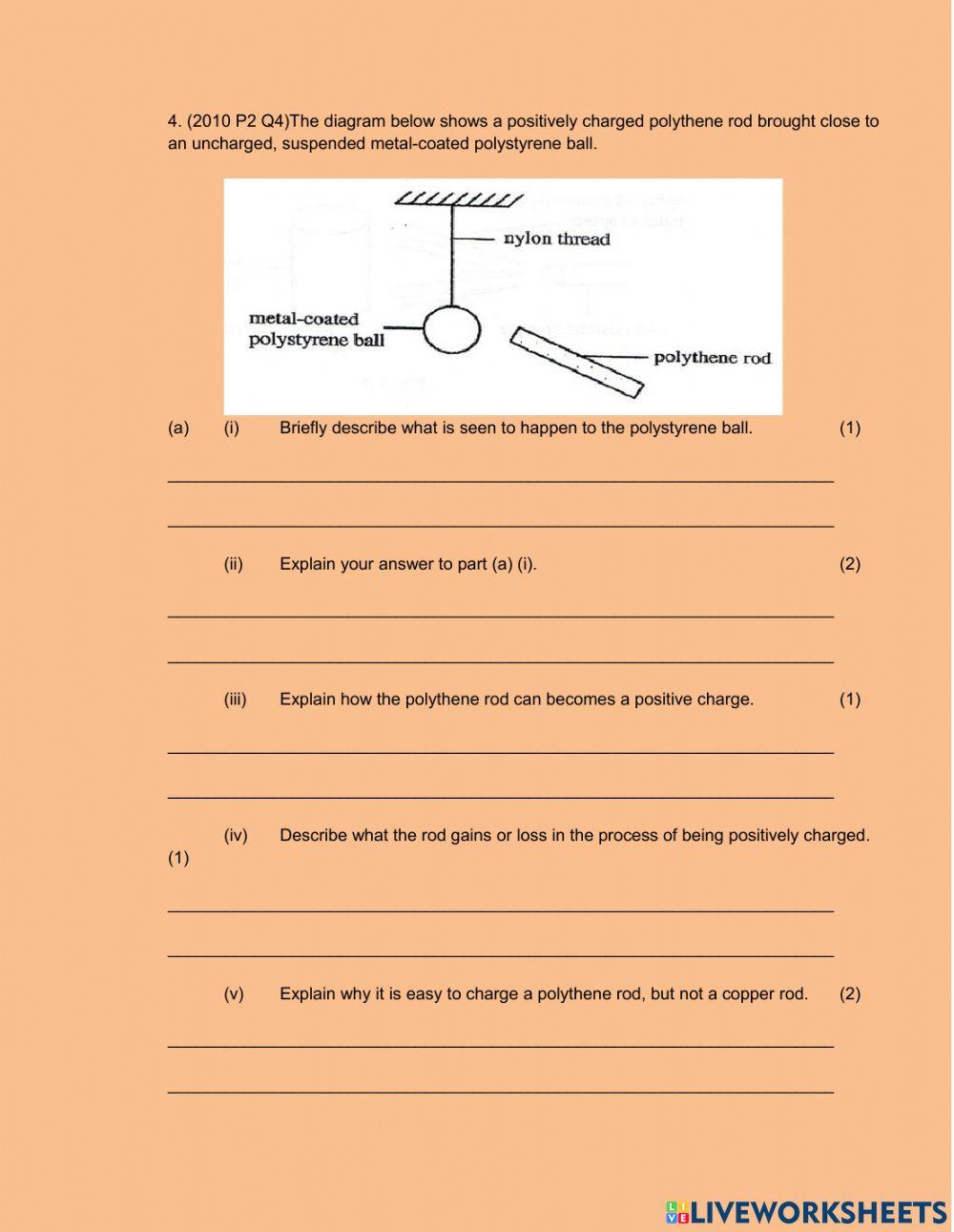Test on Static electricity1