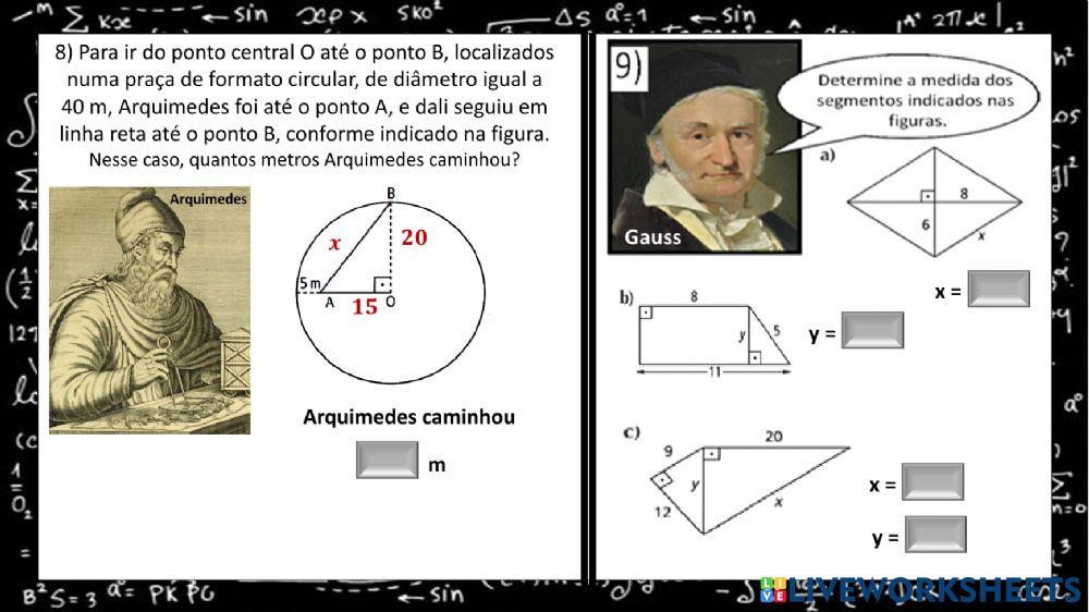 Teorema de Pitágoras