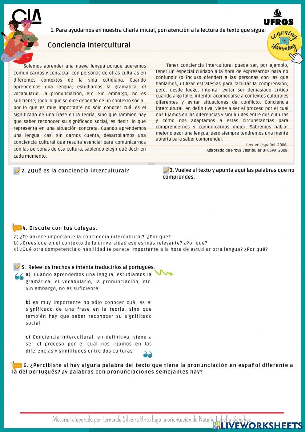 Conciencia Intercultural