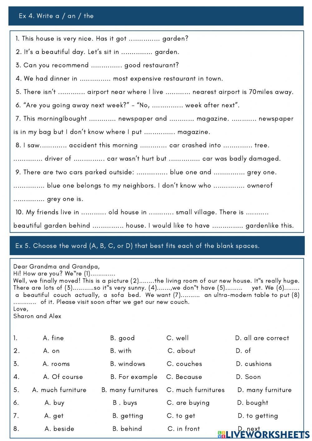 Worksheet 3-Grade 8-U3