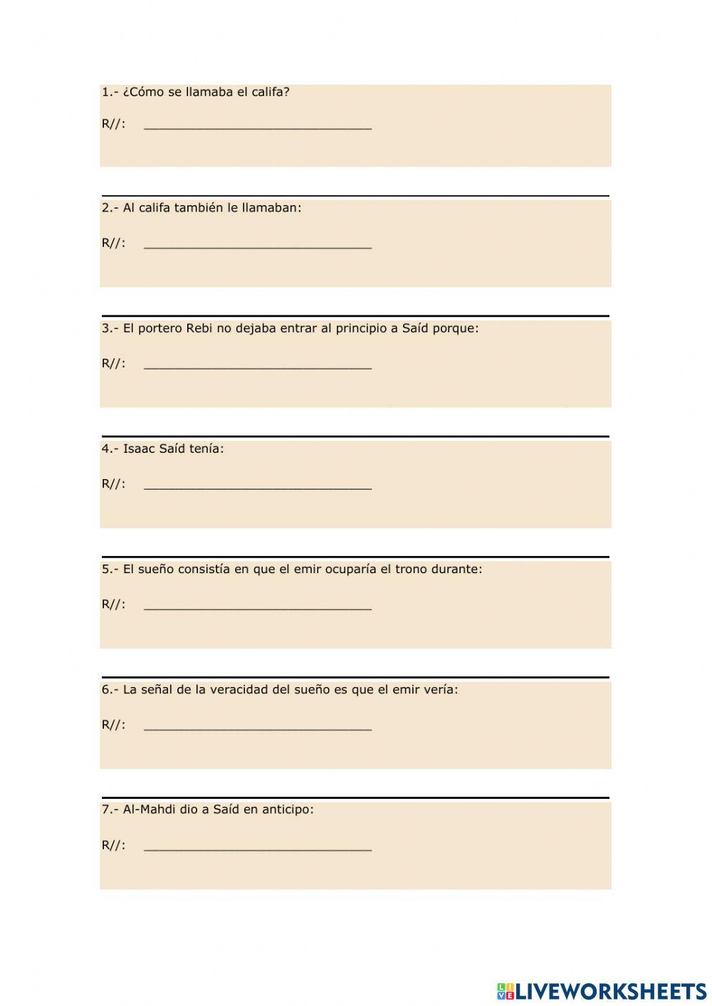 Lectura Comprensiva P